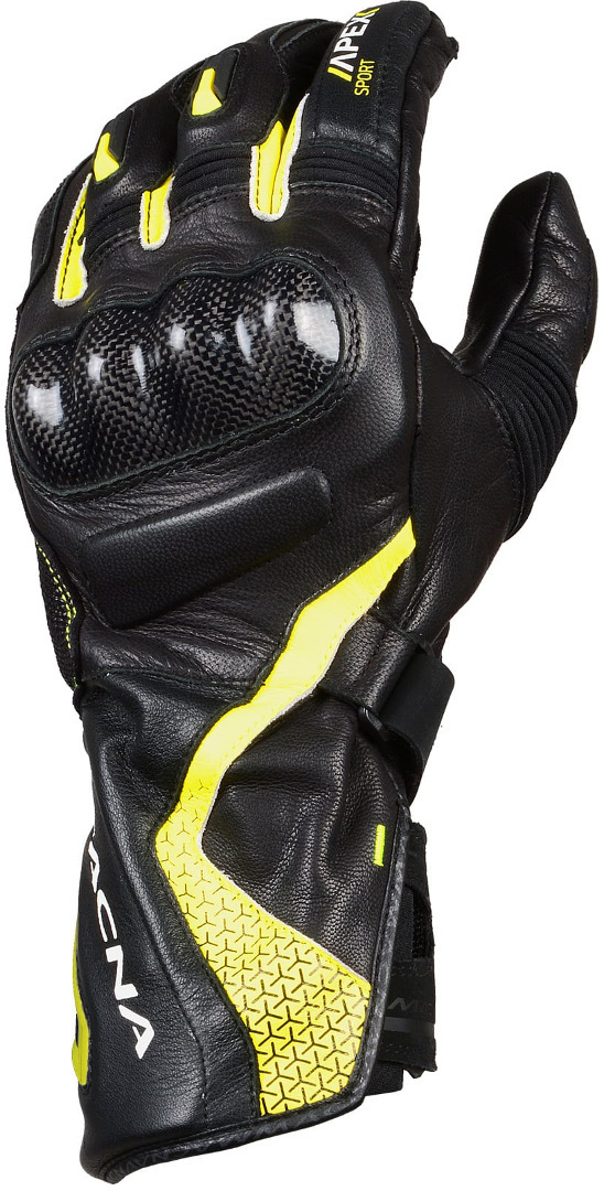 Macna Apex Gloves, black-yellow, Size 3XL, black-yellow, Size 3XL