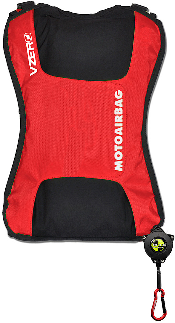 Motoairbag MAB VZero Airbag Weste, rot, rot