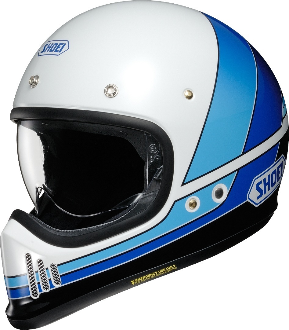 Image of Shoei EX-Zero Equation TC-2 Casco, bianco-blu, dimensione S