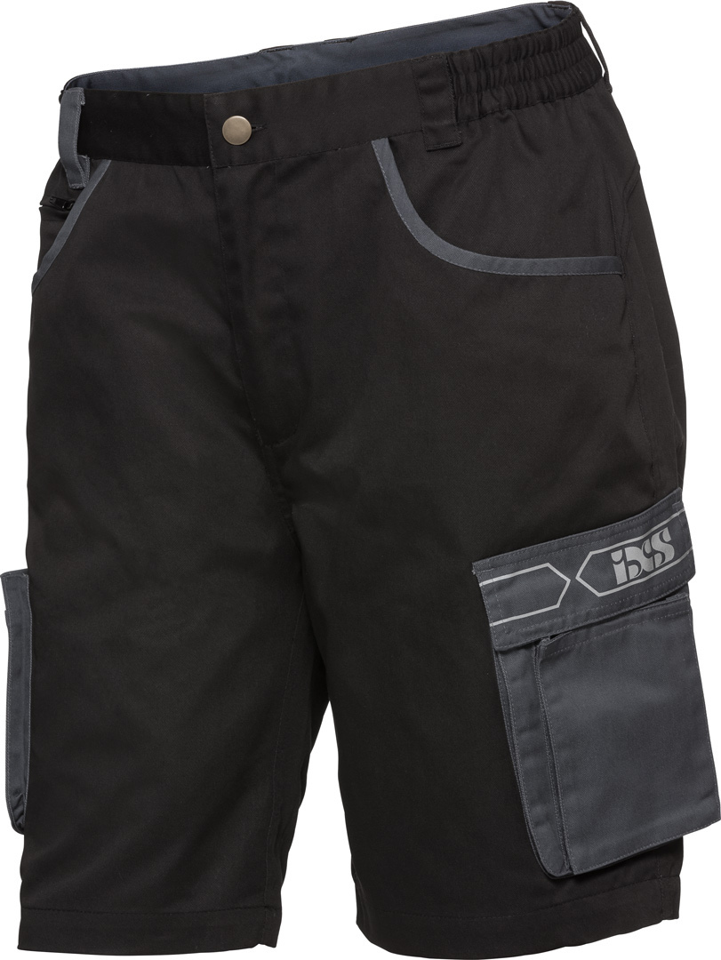 IXS Team Shorts, black-grey, Size L, black-grey, Size L