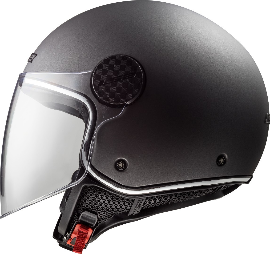 LS2 OF558 Sphere Lux Jet Helmet, silver, Size M, silver, Size M