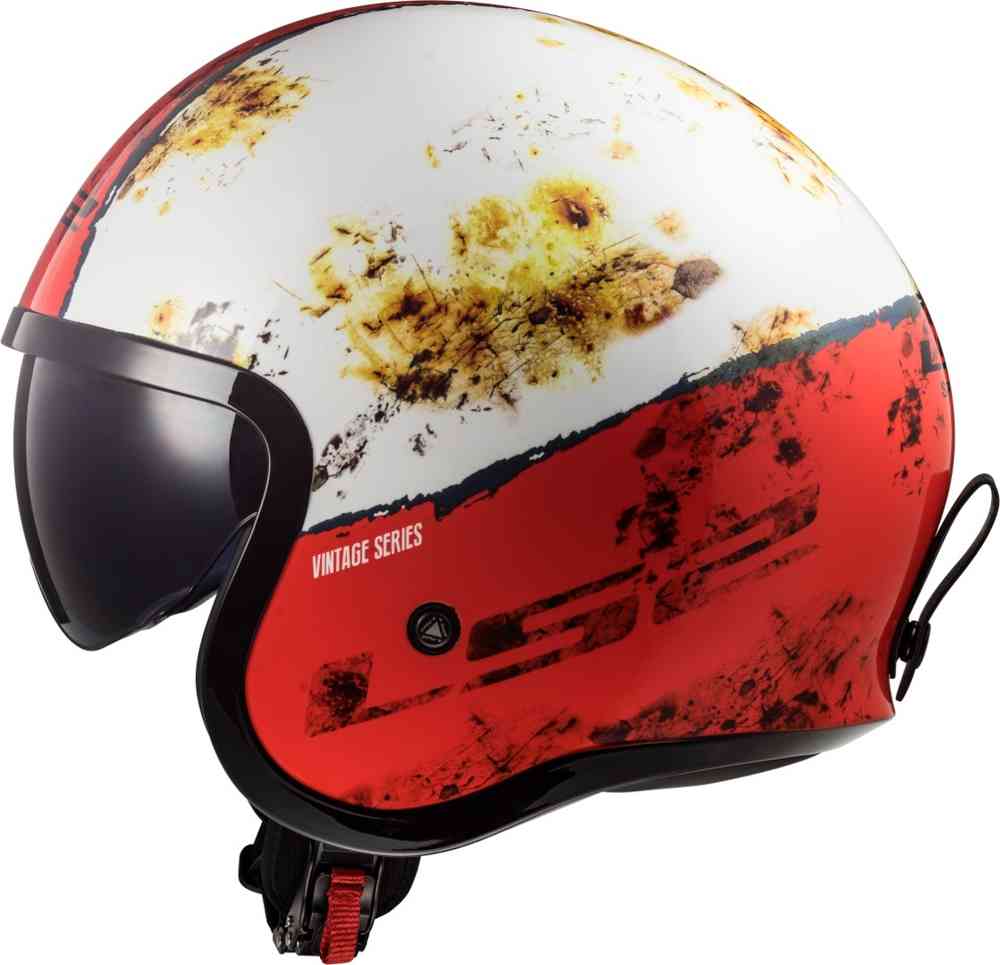 LS2 OF599 Spitfire Rust Helmet