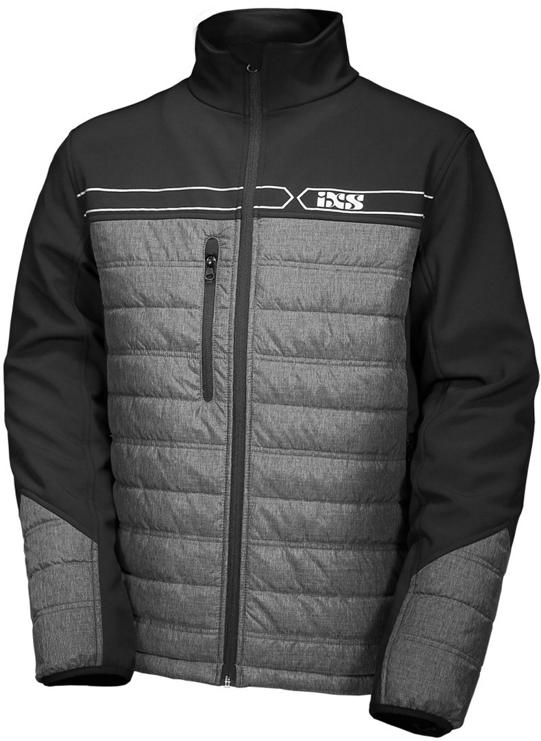 IXS Team Jacket, black-grey, Size S, black-grey, Size S
