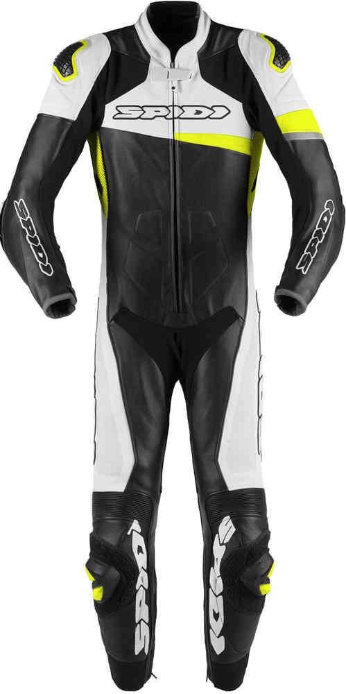 Spidi Race Warrior Pro One Piece Motorcycle Leather Suit Perforated