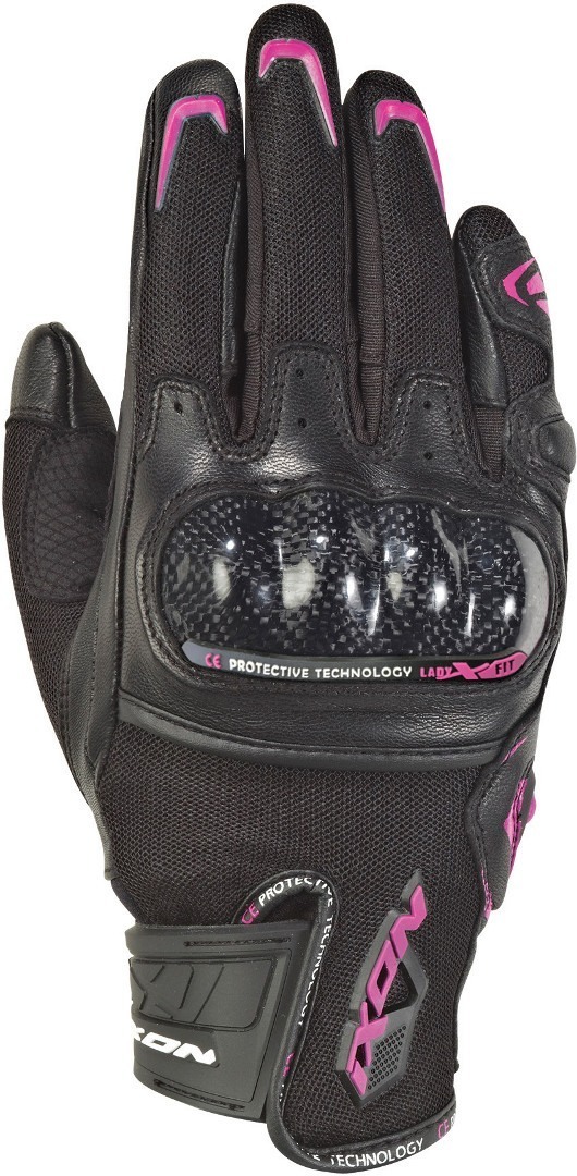 Ixon Rs Rise Air Women's Gloves, black-pink, Size XS, black-pink, Size XS for Women