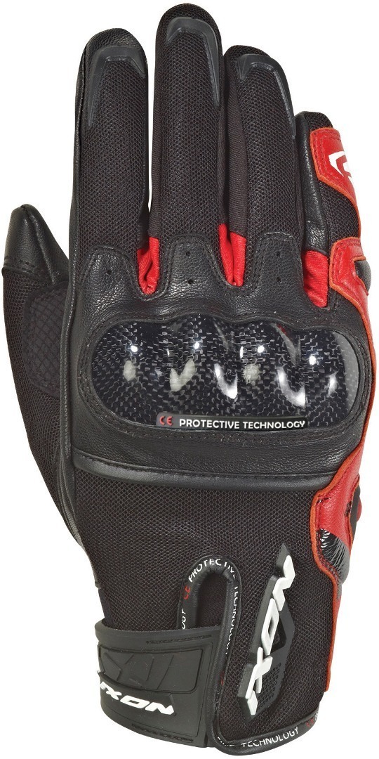 Ixon Rs Rise Air Gloves, black-red, Size S, black-red, Size S