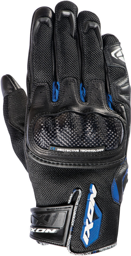 Ixon Rs Rise Air Gloves, black-blue, Size S, black-blue, Size S