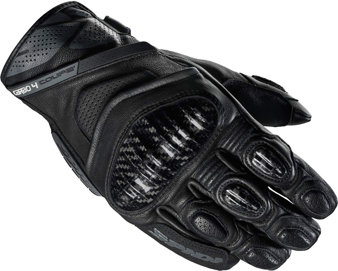Spidi Carbo 4 Coupe Gloves, black, Size 3XL, black, Size 3XL