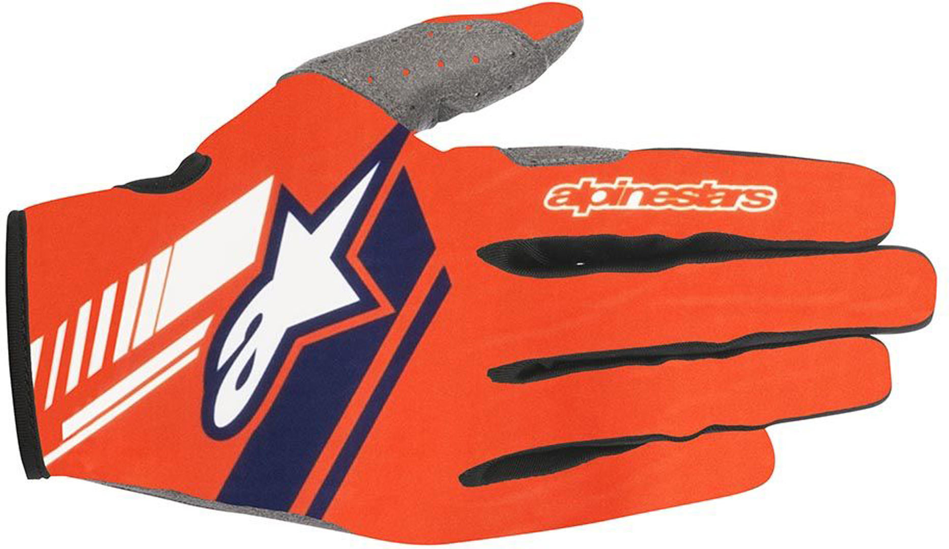 Alpinestars Neo Motorcross handschoenen, blauw-oranje, afmeting 2XL