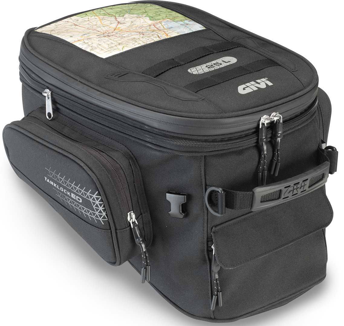 GIVI Ultima-T 23L Tanklock Tank Bag, black, black, Size One Size