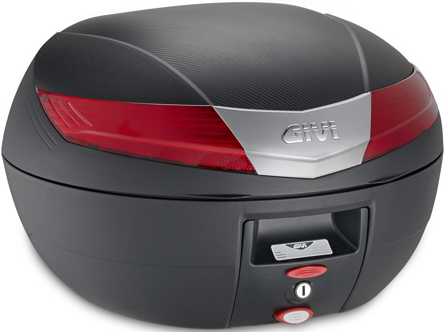 GIVI Monokey® V40 Topcase Черный/Красный 