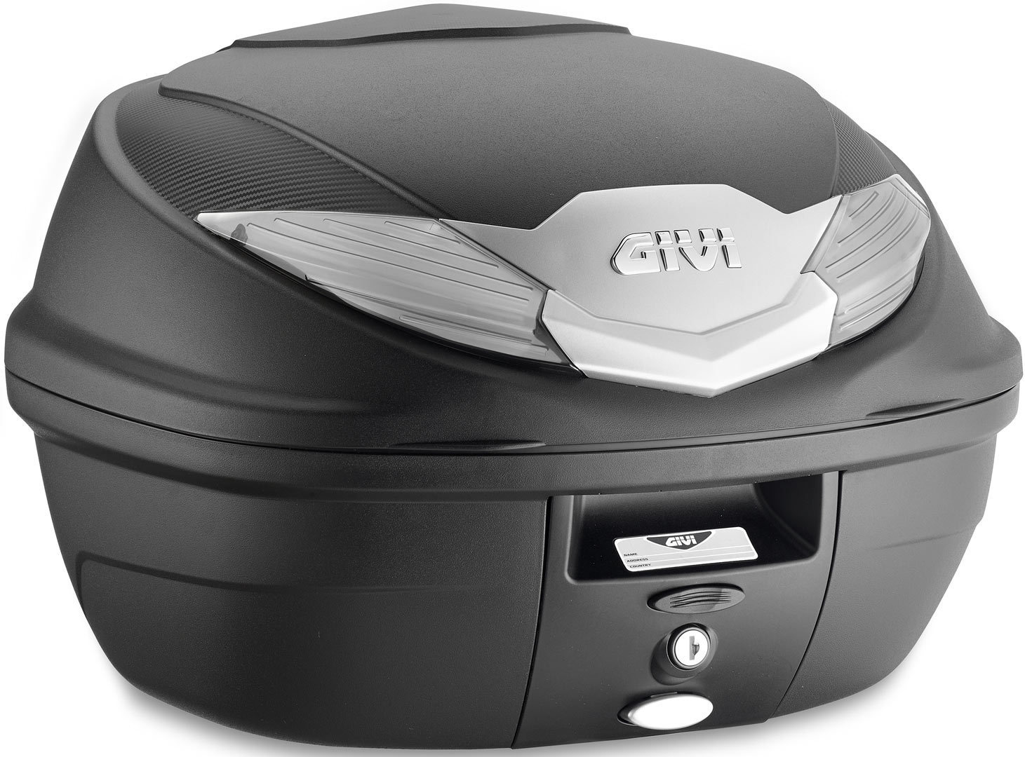 GIVI B360 Monolock Topcase with Plate, black, black, Size One Size