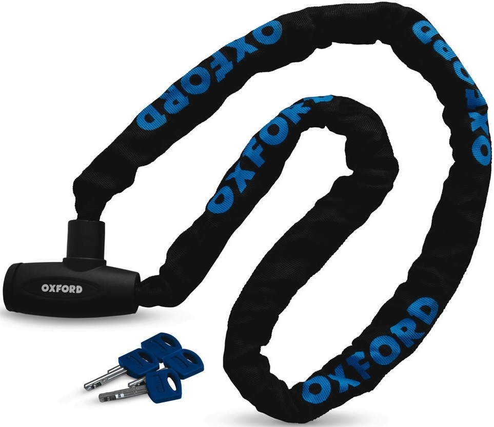 Oxford GP 8 Chain Lock, black, Size 120 cm, black, Size 120 cm