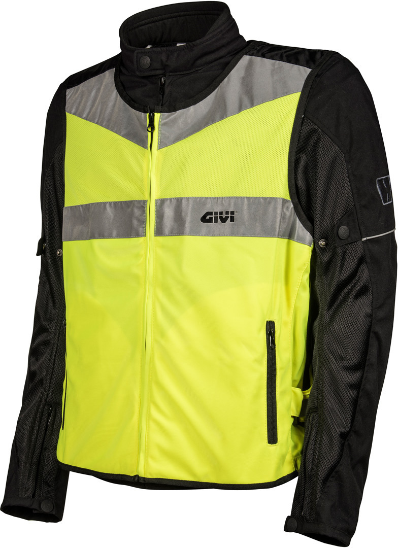 Givi Trekker Vest, Black-Yellow, Size 2XL 3XL For Men