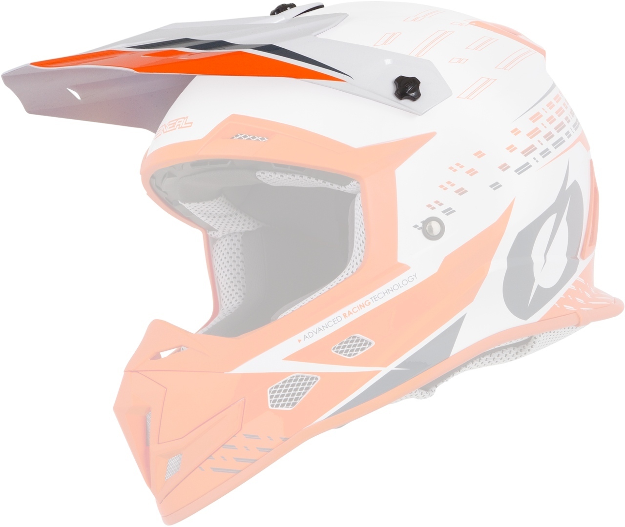 Oneal 5Series Trace Helmet Shield, orange, orange, Size One Size