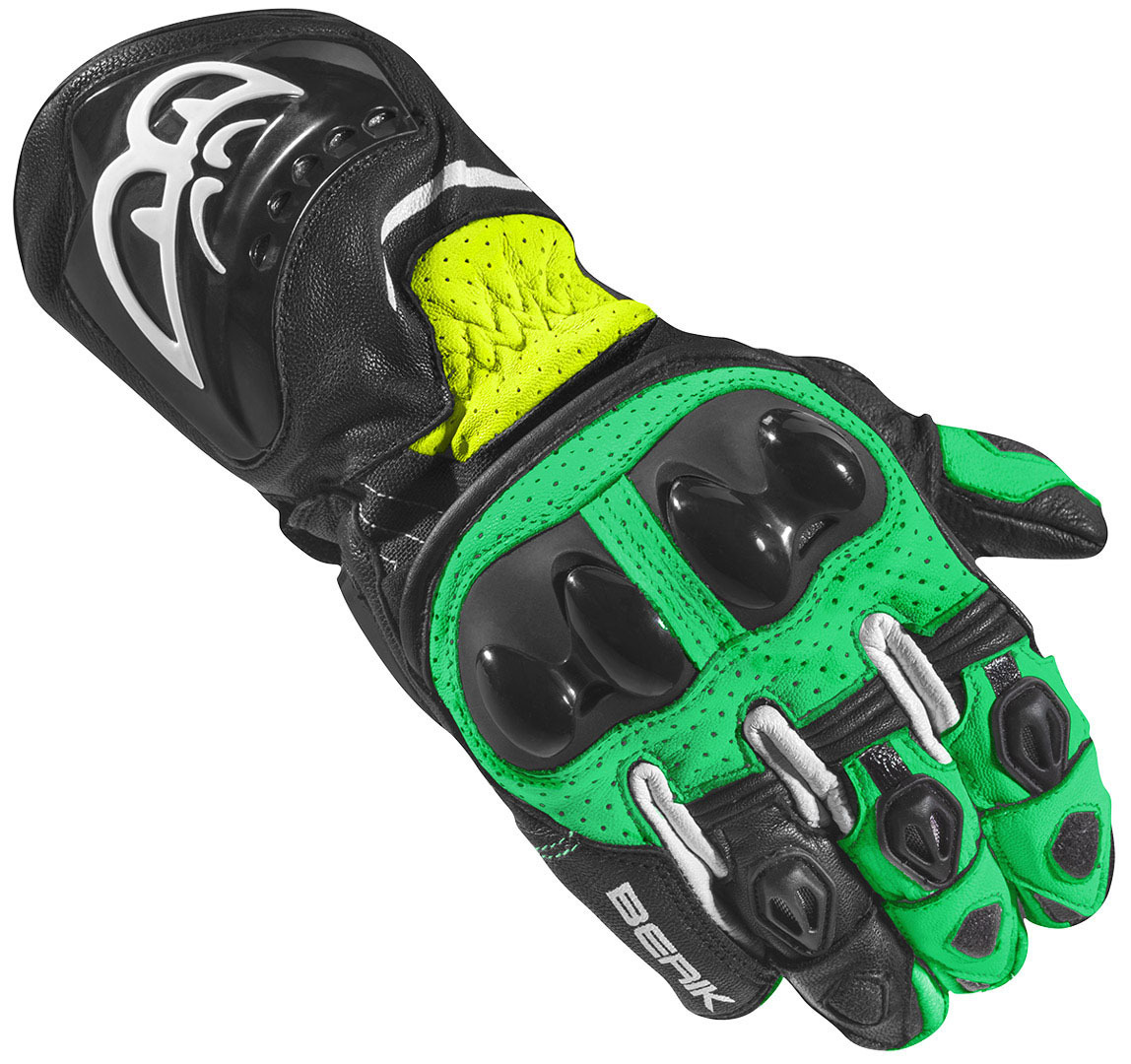 Berik Spa Evo Motorradhandschuhe, schwarz-grün, Größe XS, schwarz-grün, Größe XS