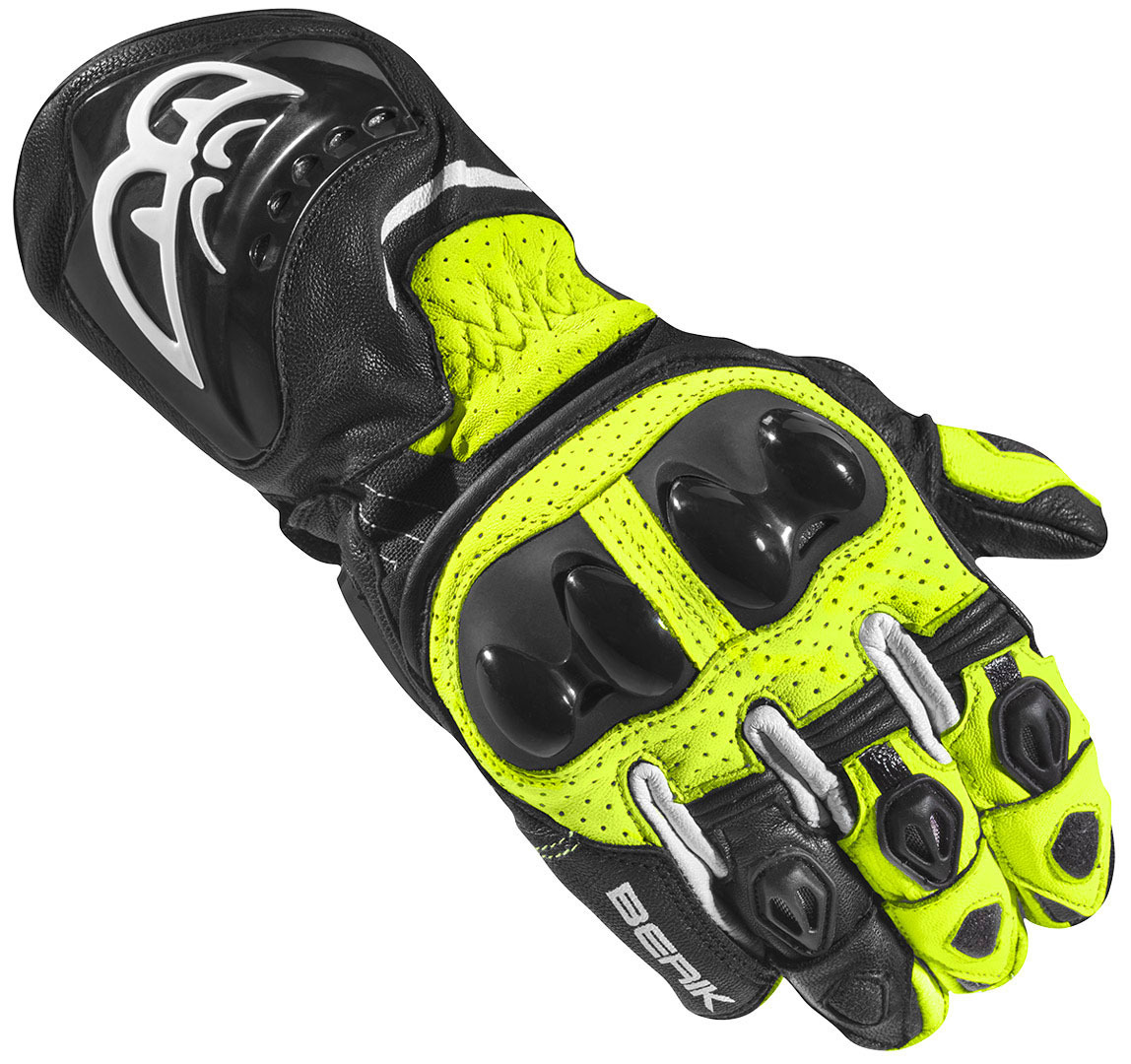 Berik Spa Evo Motorradhandschuhe, schwarz-gelb, Größe 3XL, schwarz-gelb, Größe 3XL