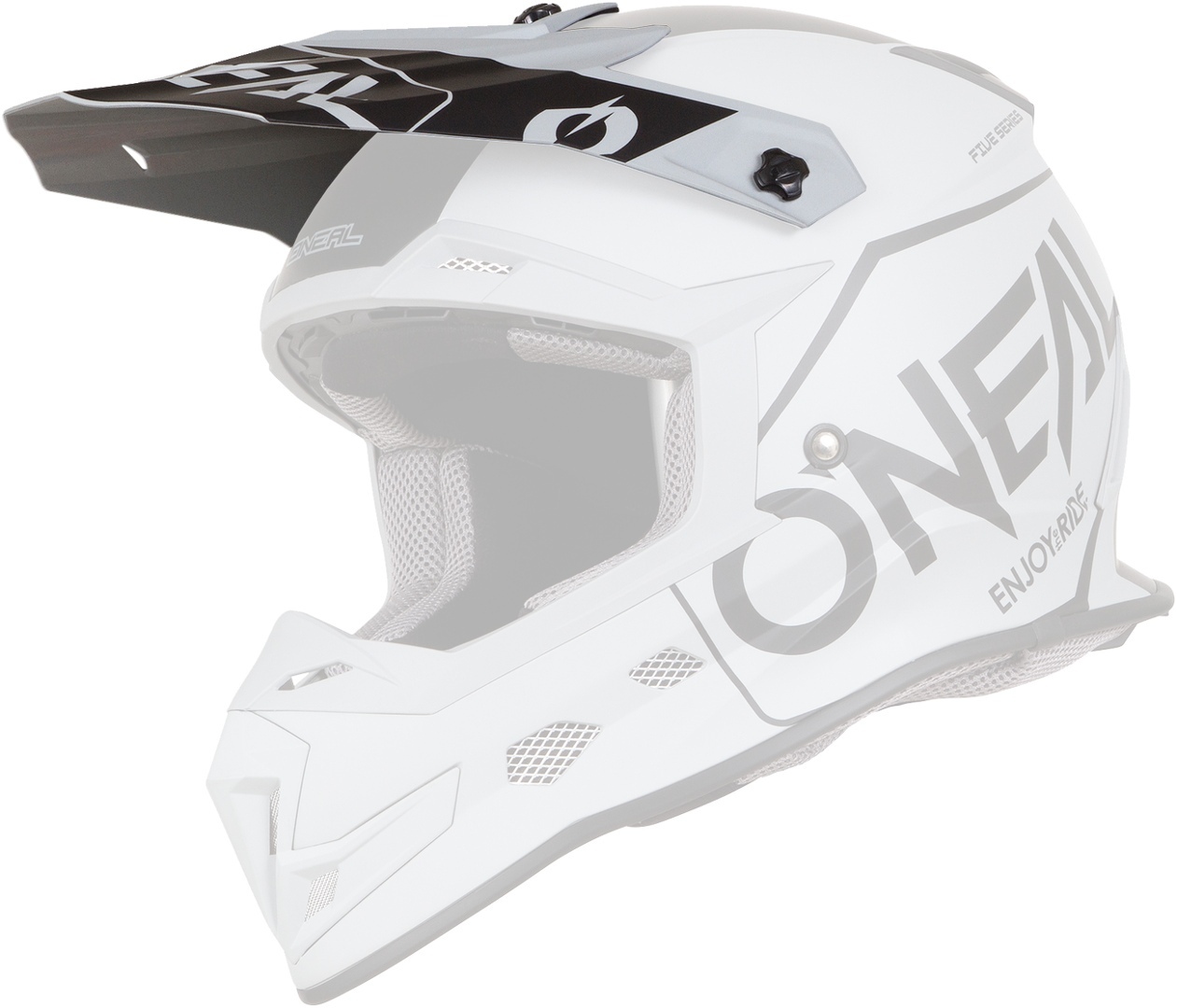 Oneal 5Series Hexx Helmet Shield, grey, grey, Size One Size
