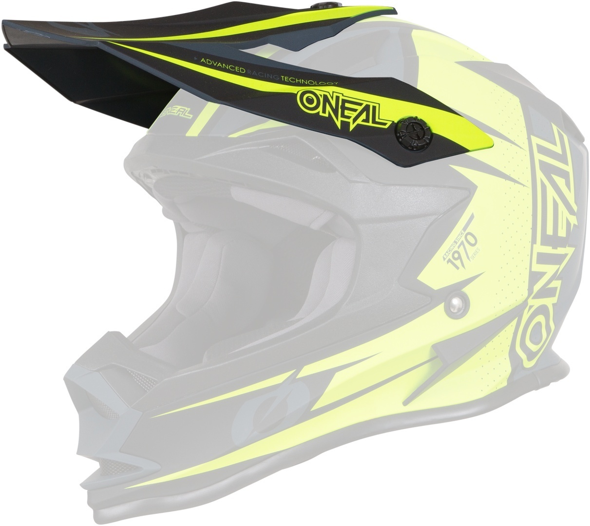Oneal 7Series Strain Helmet Shield, yellow, yellow, Size One Size
