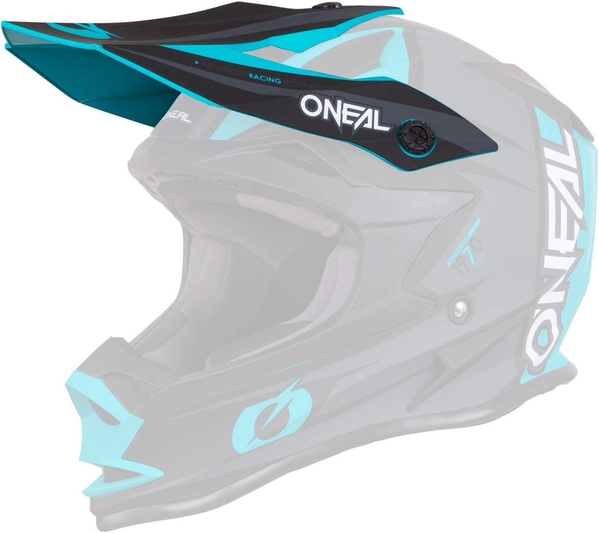 Oneal 7Series Strain Helmet Shield, green, green, Size One Size