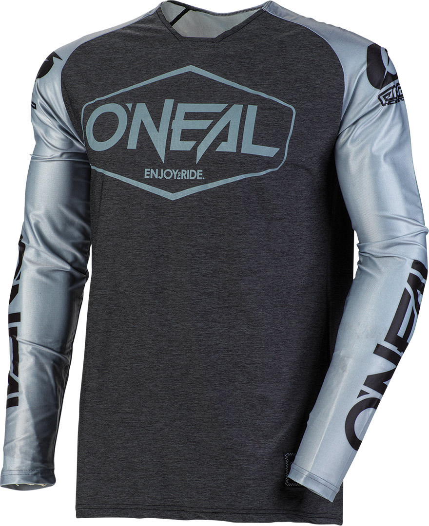 Oneal Mayhem Lite Hexx 2019 Motocross Jersey, black-grey, Size 2XL, black-grey, Size 2XL