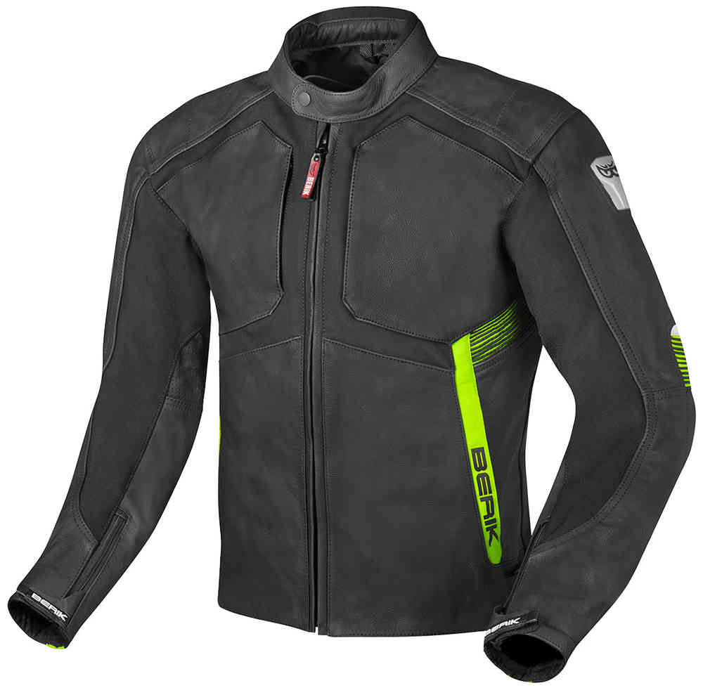 Berik Flexius Chaqueta de cuero de motocicleta