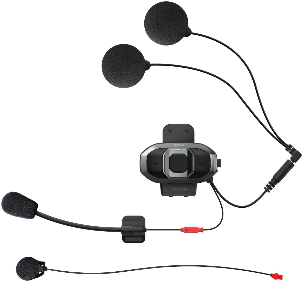 Sena SF4 Bluetooth Communication System Single Pack, black, black, Size One Size