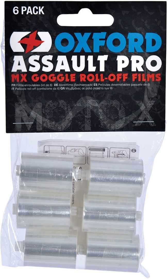 Oxford Assault Pro Roll-Off Replacement Films, white, white, Size One Size