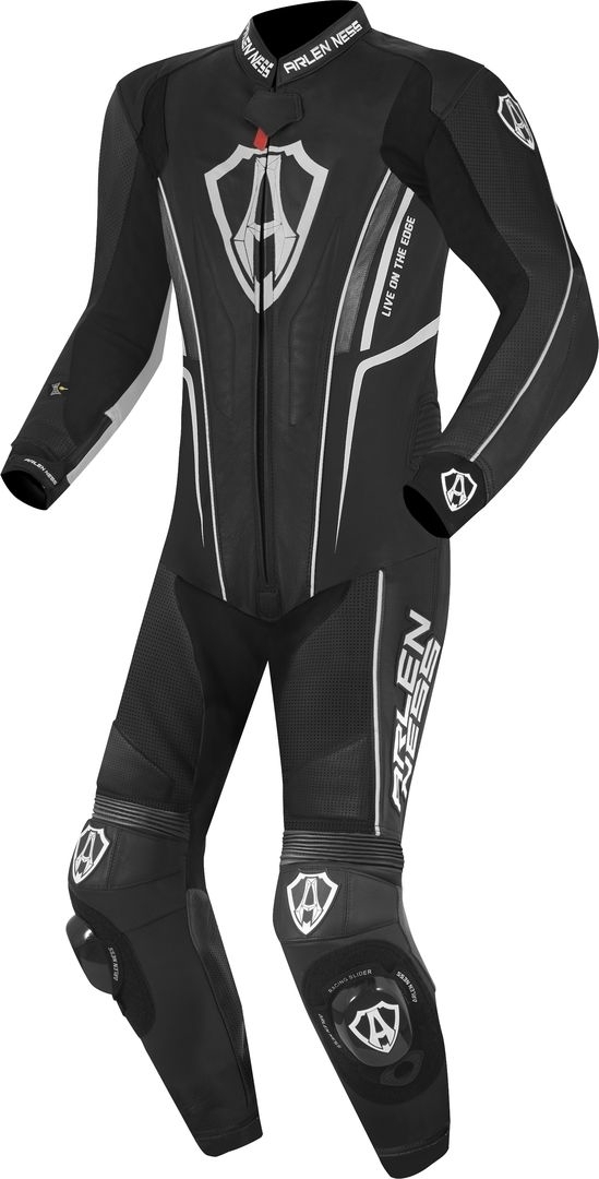 Arlen Ness Losail 1-Teiler Lederkombi, schwarz-weiss, Größe 52, schwarz-weiss, Größe 52