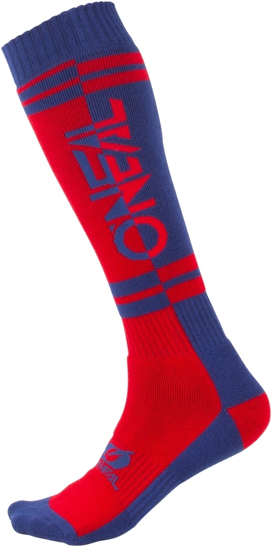 Oneal MX Twoface Motocross Socks, red-blue, Size One Red Blue unisex