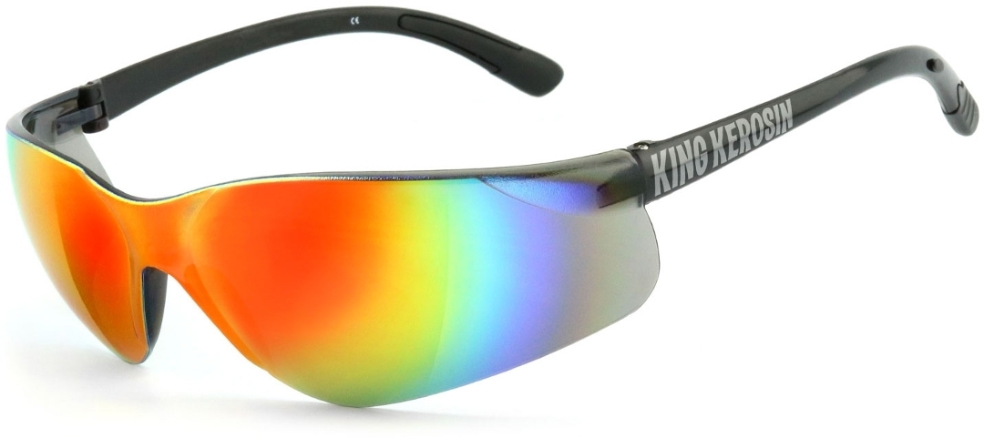 King Kerosin KK2240 Sonnenbrille, rot für Männer