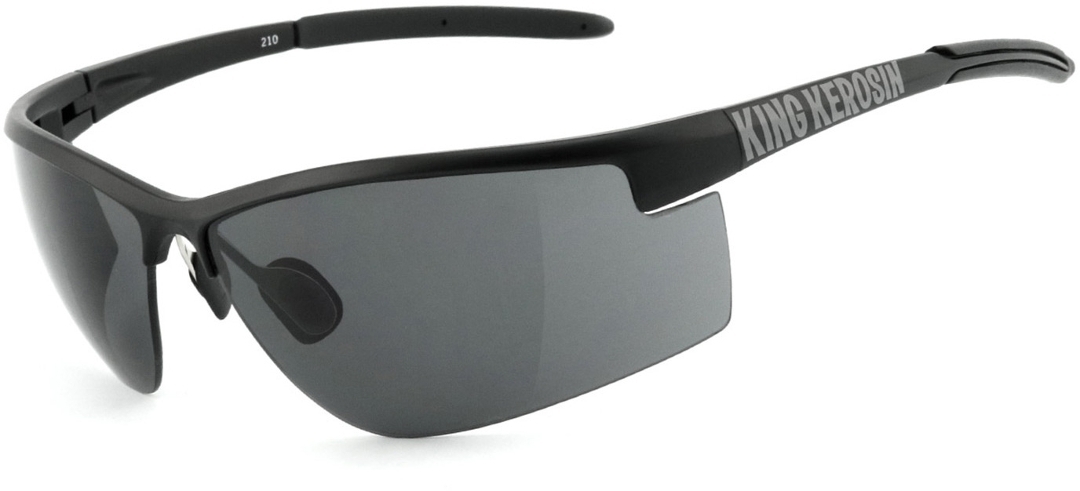 King Kerosin KK210 Sonnenbrille, schwarz-grau für Männer