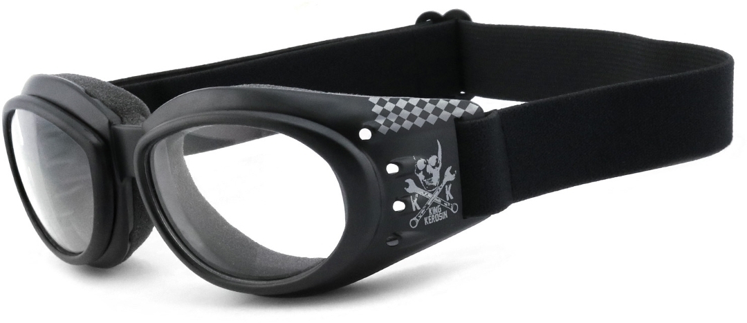 Side view of King Kerosin KK175 Sunglasses, black for Men