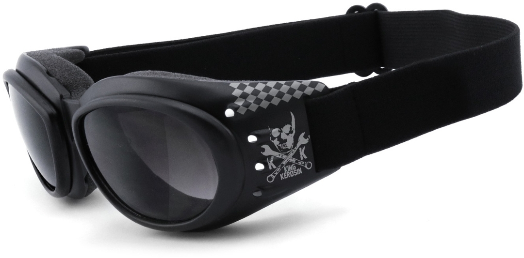 Side view of King Kerosin KK175 Sunglasses, black for Men