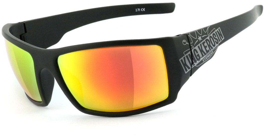 King Kerosin KK220 Sonnenbrille, rot für Männer