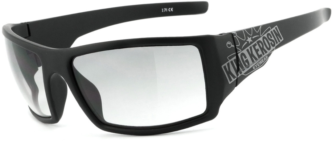 King Kerosin KK220 Sonnenbrille, schwarz-grau für Männer