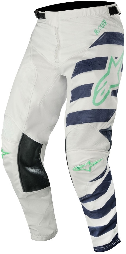 Alpinestars Racer Braap Motorcross broek, wit-blauw, afmeting 34