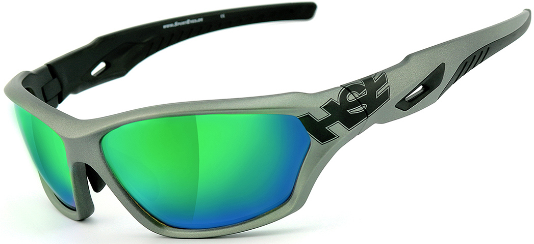 HSE SportEyes 2093 Zonnebril, grijs-groen