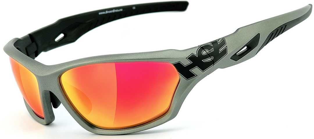 HSE SportEyes 2093 Zonnebril, grijs-rood