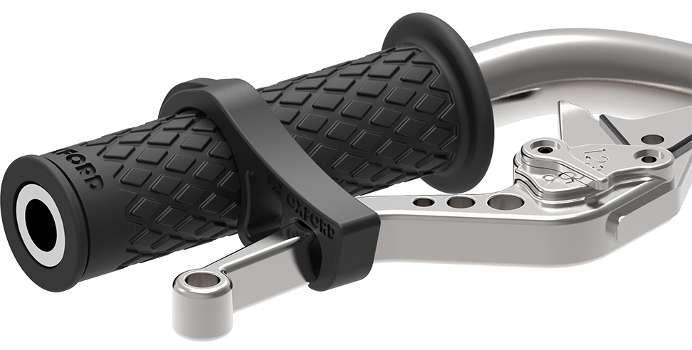 Oxford Clamp-On Brake Lever Clip, black, black, Size One Size