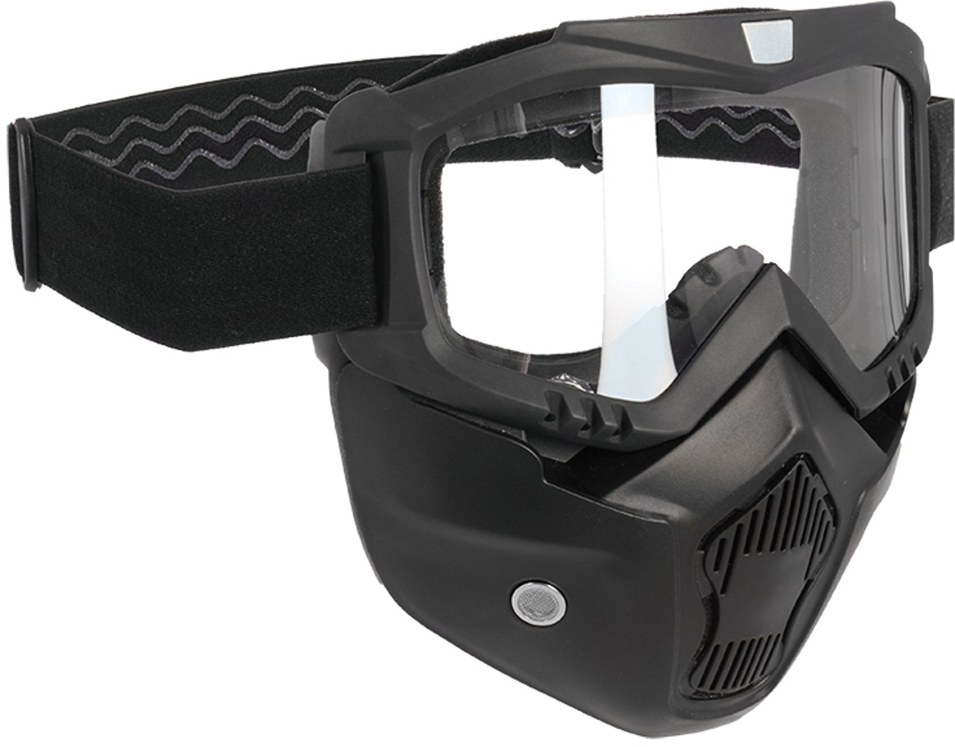 Oxford Street Face Mask, black, black, Size One Size