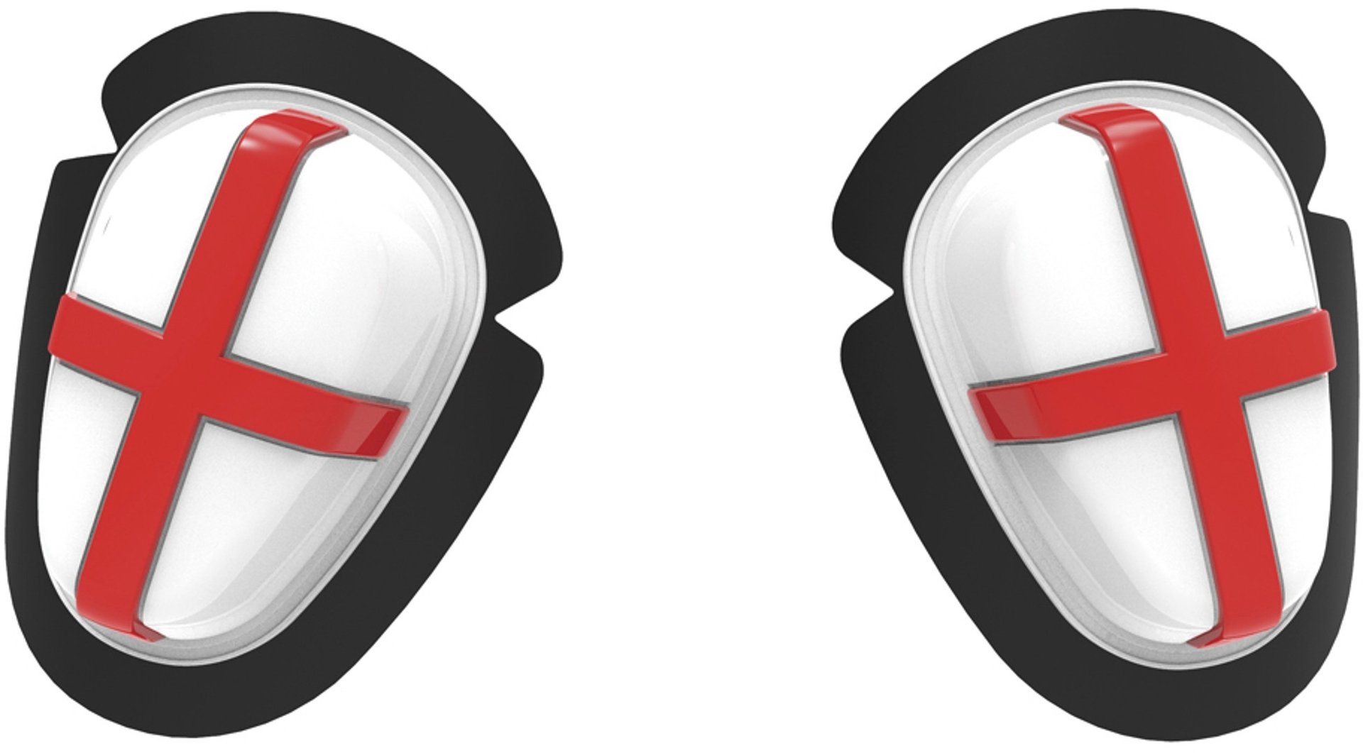 Oxford St George Knee Sliders, white-red, white-red, Size One Size