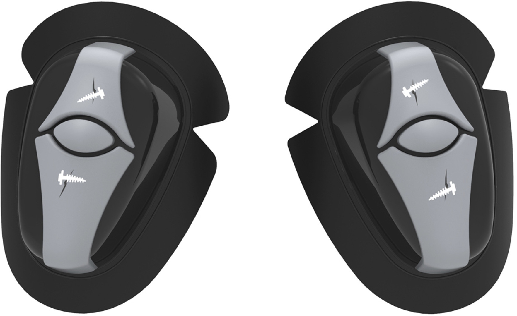 Oxford X-Ray Knee Sliders, black-grey, black-grey, Size One Size