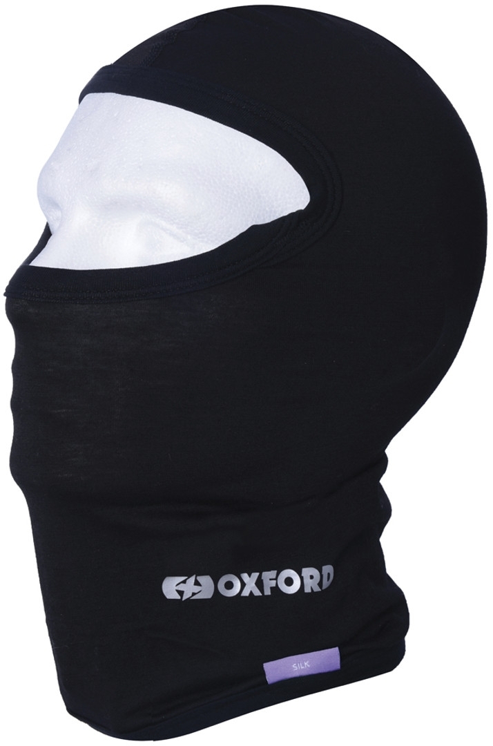 Oxford Deluxe Silky Balaclava, black, black, Size One Size