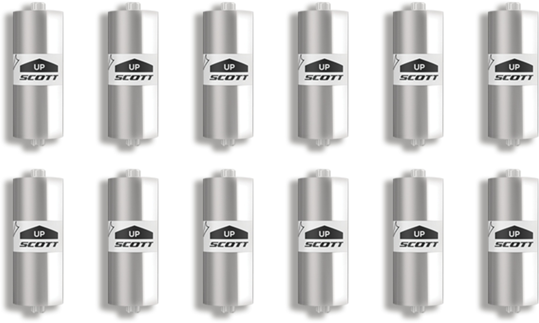 Scott Works Film Refills 50 mm 12 Pack Refill Rolls, clear, clear, Size One Size