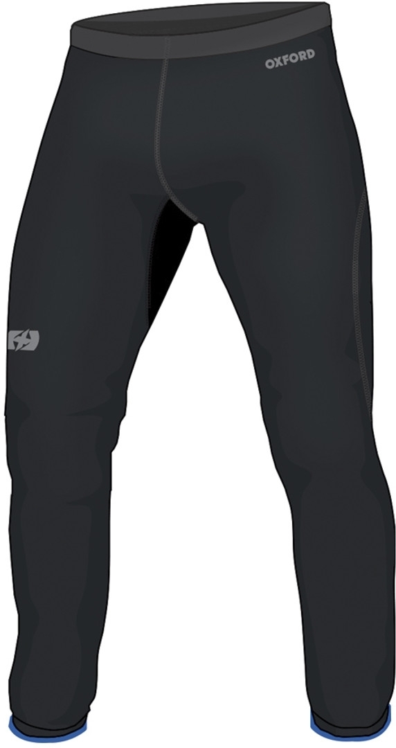 Oxford Cool Dry Wicking Layer Motorcycle functional pants, black-grey, Size XS, black-grey, Size XS