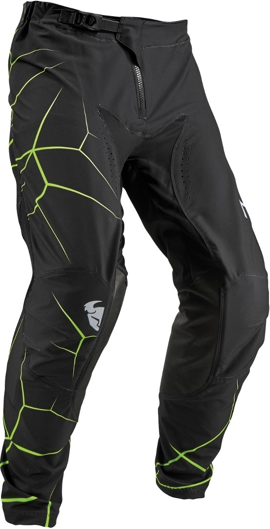 Thor Prime Pro Infection S9 Broek, zwart-geel, afmeting 28