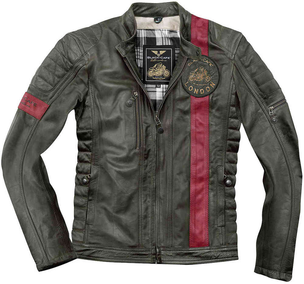 Black-Cafe London Paris 2019 Motorcycle Leather Jacket