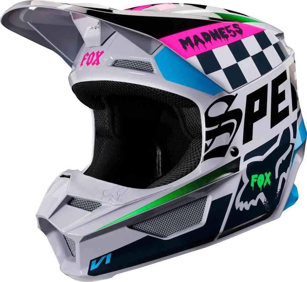 FOX V1 CZAR Motocross Youth Helmet