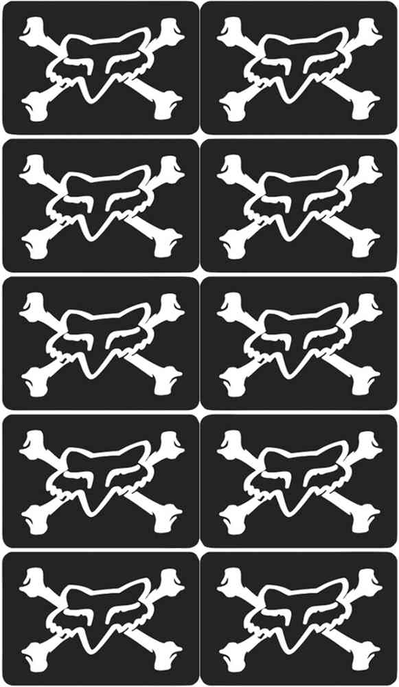 FOX Mini Skulls Stickers blad